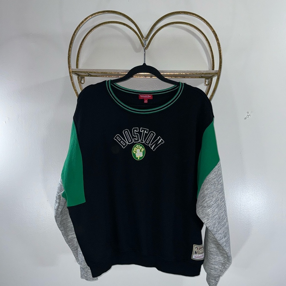 Mitchell & Ness Boston Celtics Crew Sweatshirt Size 2X